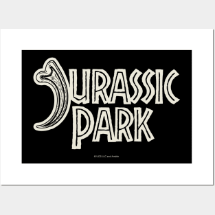 Jurassic Park Raptor Claw Logo Posters and Art